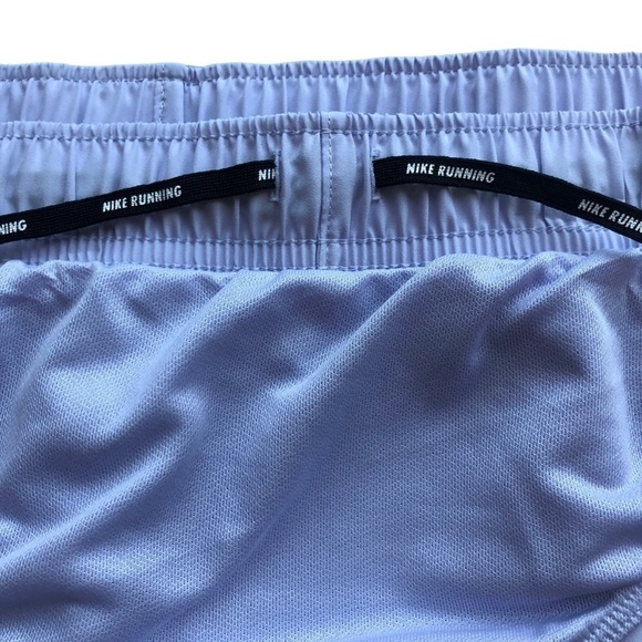 Nike NWT Dri Fit Icon Tempo Shorts Lined Running Shorts Purple Orange Large - Picture 8 of 12